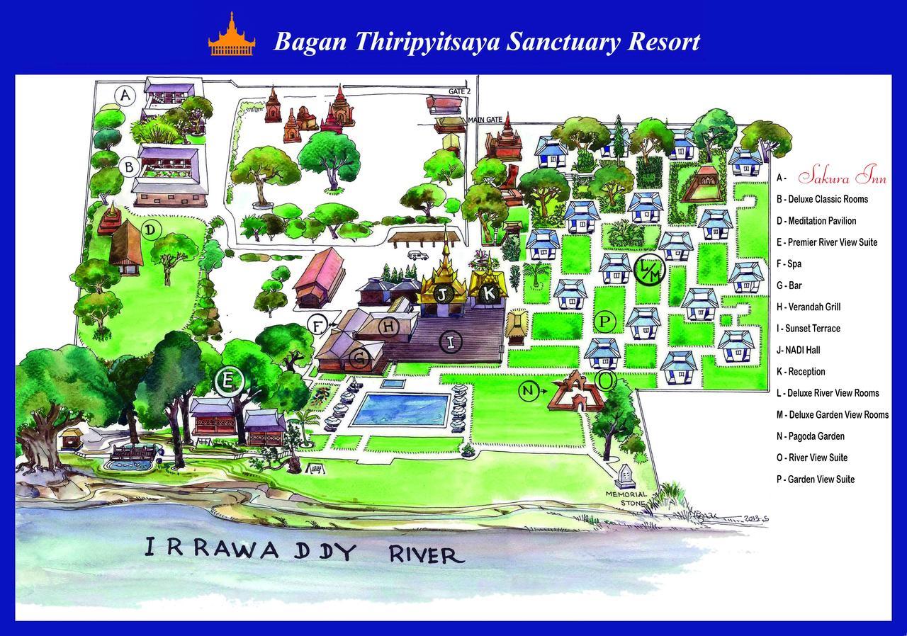 Bagan Thiripyitsaya Sanctuary Resort Exteriör bild